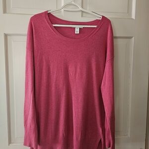 Amazon Essentials Women's Fuchsia Sweatshirt